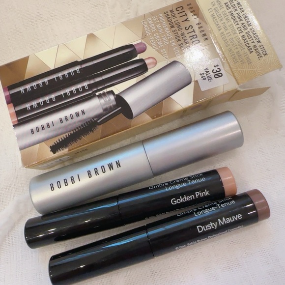 NWB Bobbi Brown Mini Long-Wear Cream Eye Shadow Stick Set ($49 value) - Picture 1 of 3